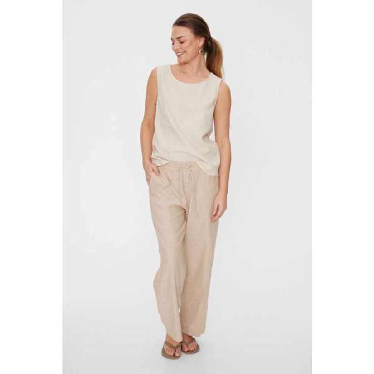 FQLAVA-PANTS Sand melange