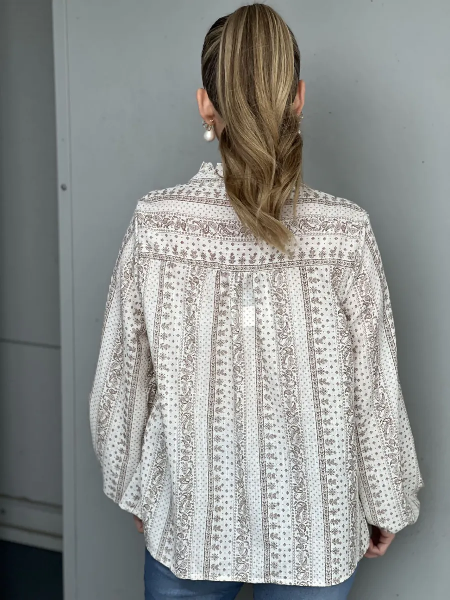 Nathalia Bluse Beige
