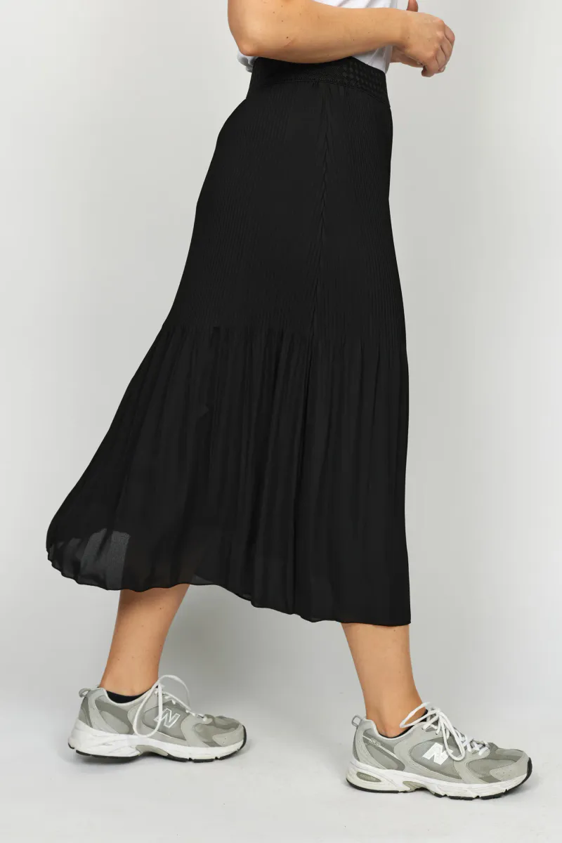 RISE SKIRT black